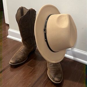 Buckle Wool Hat Fedora